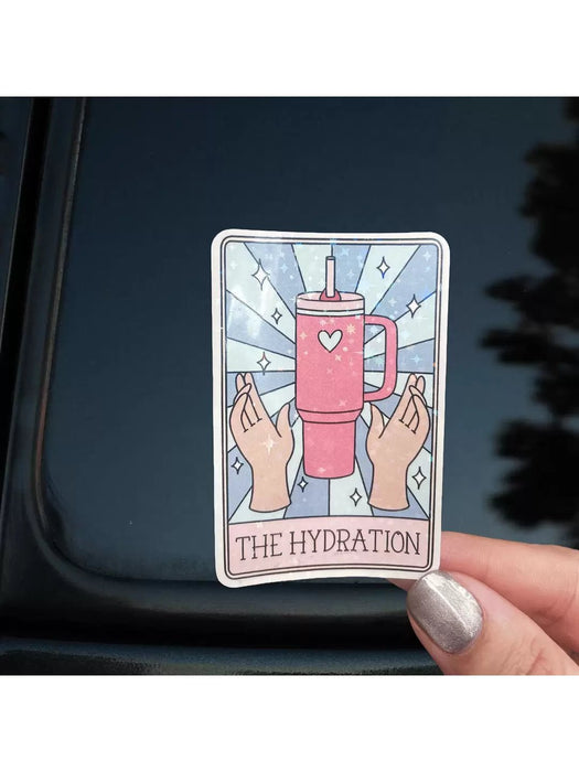 SHEIN Calcomanía de la carta del tarot de la hidratación, pegatina adhesiva - Quierox - Tienda Online