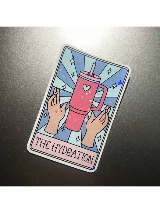 SHEIN Calcomanía de la carta del tarot de la hidratación, pegatina adhesiva - Quierox - Tienda Online