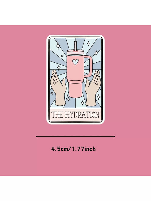 SHEIN Calcomanía de la carta del tarot de la hidratación, pegatina adhesiva - Quierox - Tienda Online