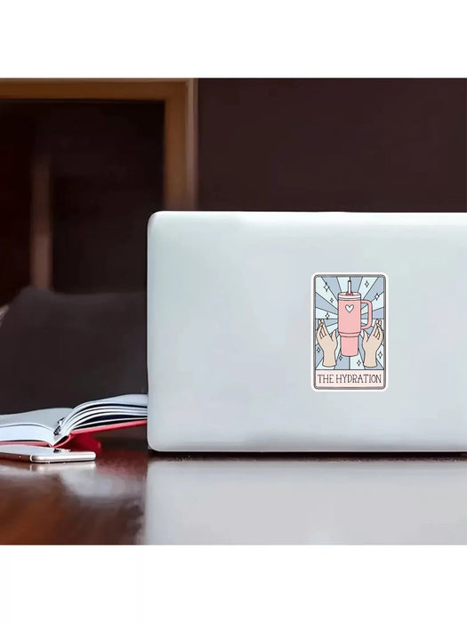 SHEIN Calcomanía de la carta del tarot de la hidratación, pegatina adhesiva - Quierox - Tienda Online