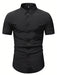Shein Calvornis Camisa formal de hombre de color liso con botones - Quierox - Tienda Online