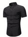 Shein Calvornis Camisa formal de hombre de color liso con botones - Quierox - Tienda Online