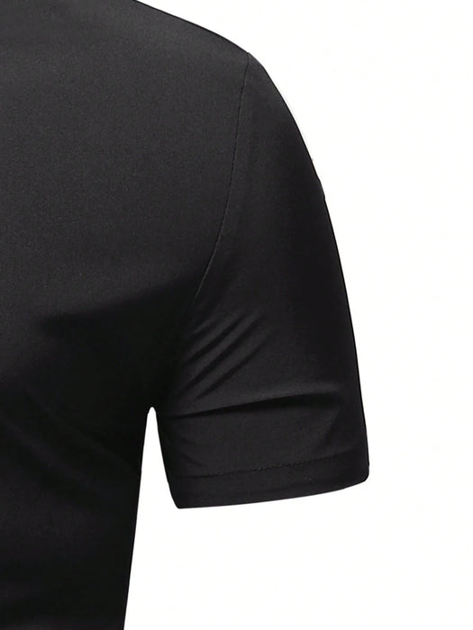 Shein Calvornis Camisa formal de hombre de color liso con botones - Quierox - Tienda Online