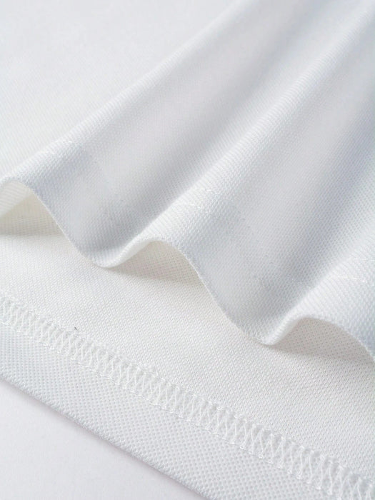 SHEIN Calvornis Camisa polo sencilla de color liso con bloques de color para hombre - Quierox - Tienda Online