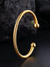 Shein Camhanno Pulsera abierta de acero inoxidable vintage - Quierox - Tienda Online