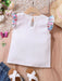Shein Camisa blanca con forma de mariposa para niña - Quierox - Tienda Online