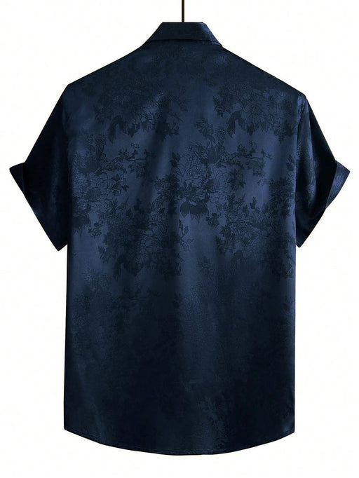 SHEIN Camisa casual de manga corta con botones delanteros para hombre NEOREFINED - Quierox - Tienda Online