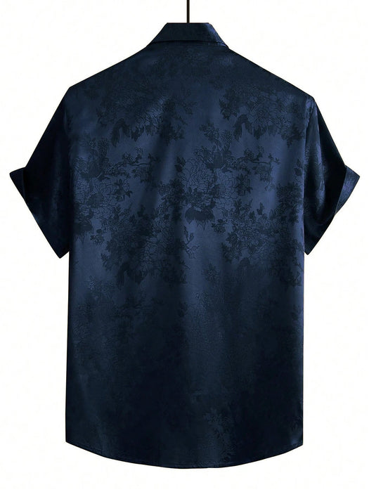 SHEIN Camisa casual de manga corta con botones delanteros para hombre NEOREFINED - Quierox - Tienda Online