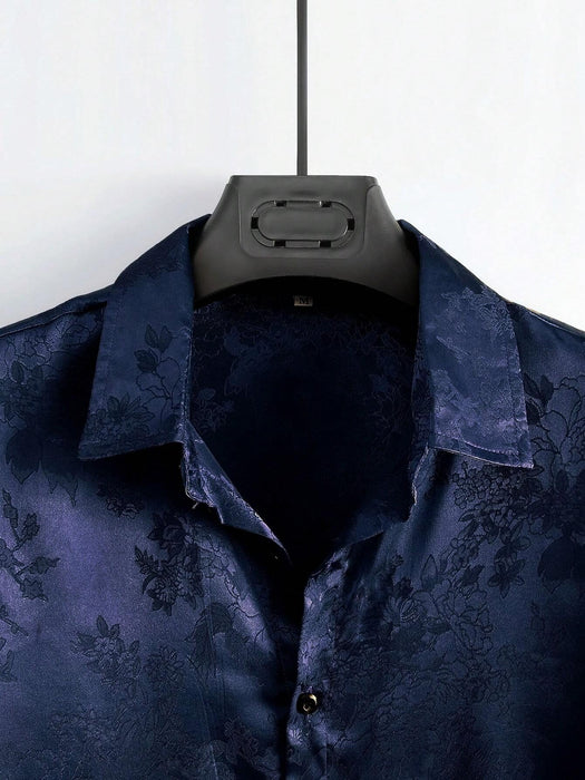 SHEIN Camisa casual de manga corta con botones delanteros para hombre NEOREFINED - Quierox - Tienda Online