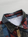 SHEIN Camisa casual de manga corta con estampado geométrico para hombre - Quierox - Tienda Online