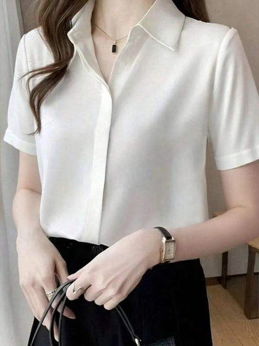 SHEIN Camisa casual de primavera para mujer de estilo elegante - Quierox - Tienda Online