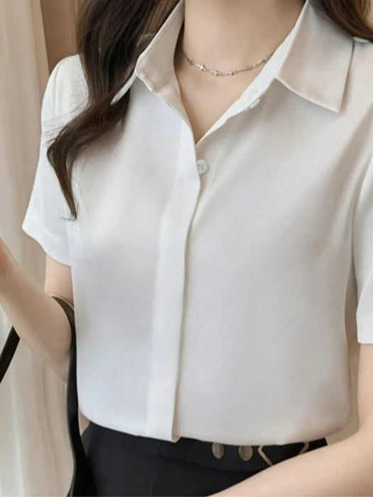 SHEIN Camisa casual de primavera para mujer de estilo elegante - Quierox - Tienda Online