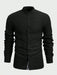 Shein Camisa de algodón con botones lisos para hombre de Manfinity Basics - Quierox - Tienda Online