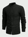 Shein Camisa de algodón con botones lisos para hombre de Manfinity Basics - Quierox - Tienda Online