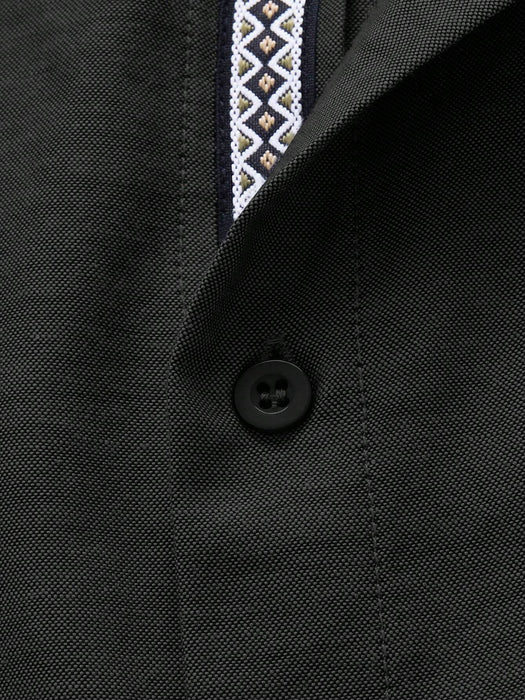 Shein Camisa de algodón con botones lisos para hombre de Manfinity Basics - Quierox - Tienda Online