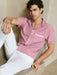 Shein Camisa de manga corta con botones y cuello alto para hombre de HIMLAND, Old Money - Quierox - Tienda Online