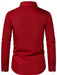 SHEIN Camisa de manga larga con cuello mao de unicolor - Quierox - Tienda Online
