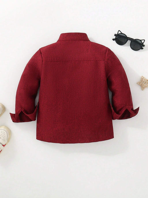 SHEIN Camisa informal de manga larga con estampado de letras - Quierox - Tienda Online