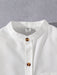 SHEIN Camisa informal sencilla de manga larga con botones para adolescente - Quierox - Tienda Online