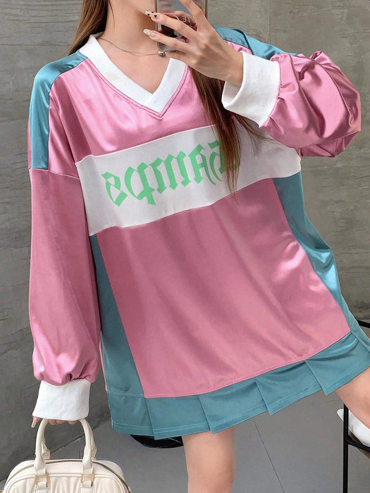 Shein Camiseta 2 en 1 de satén con hombros caídos - Quierox - Tienda Online