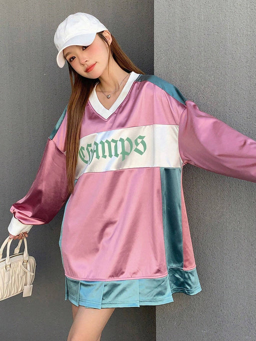 Shein Camiseta 2 en 1 de satén con hombros caídos - Quierox - Tienda Online