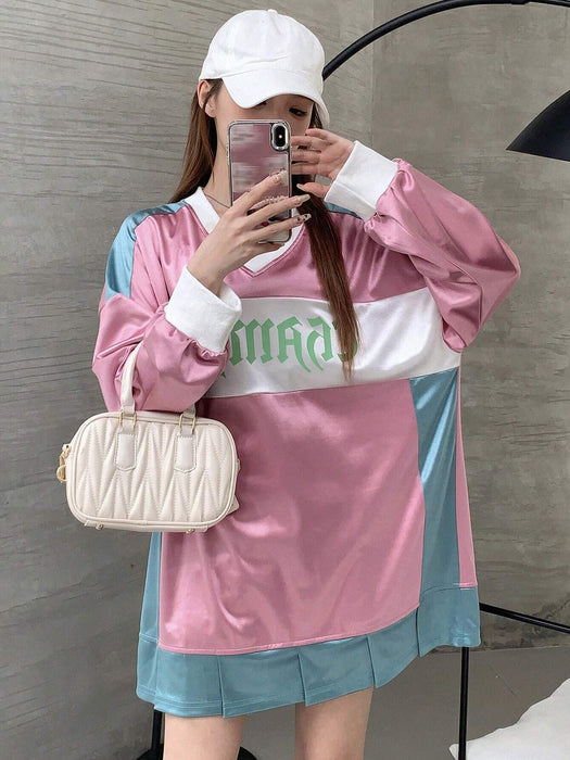 Shein Camiseta 2 en 1 de satén con hombros caídos - Quierox - Tienda Online