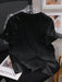 SHEIN Camiseta con brillos y adorno de cristales para mujer talla grande - Quierox - Tienda Online