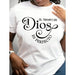 SHEIN Camiseta con estampado de mensaje de Dios manga corta y cuello redondo - Quierox - Tienda Online
