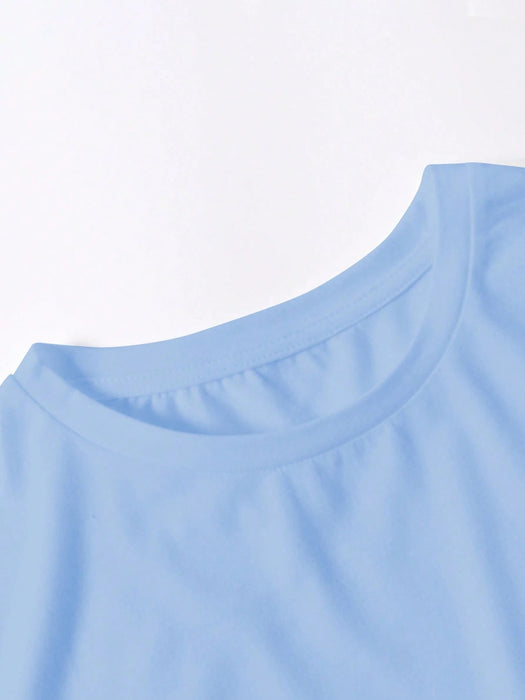 Shein Camiseta con gráfico de eslogan Plus - Quierox - Tienda Online