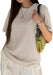SHEIN Camiseta de cuello redondo lisa DAZY para verano - Quierox - Tienda Online