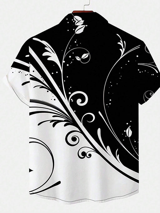 Shein Camiseta de manga corta con estampado gráfico para hombre Manfinity Dauomo - Quierox - Tienda Online