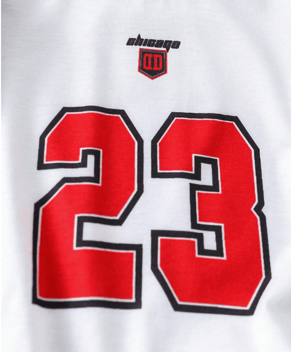 SHEIN - Camiseta de manga larga con cuello redondo y estampado de letras - Quierox - Tienda Online