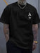 SHEIN Camiseta De Verano Con Estampado De Símbolos Ace Para Hombre - Quierox - Tienda Online
