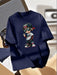 SHEIN Camiseta deportiva de manga corta con estampado para preadolescentes - Quierox - Tienda Online