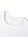 SHEIN Camiseta deportiva de manga corta y estampado de fútbol, para niños - Quierox - Tienda Online