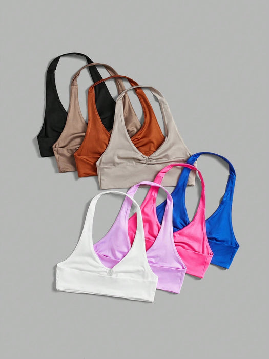 SHEIN Camiseta deportiva de tirantes Easithlete con estampado de letras (8 piezas) - Quierox - Tienda Online