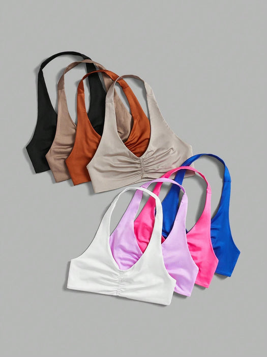 SHEIN Camiseta deportiva de tirantes Easithlete con estampado de letras (8 piezas) - Quierox - Tienda Online