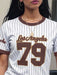 SHEIN Camiseta gráfica para mujer Los Ángeles 79 - Quierox - Tienda Online