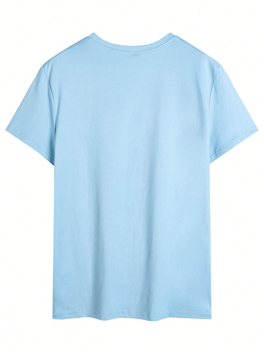 SHEIN Camiseta informal de manga corta con estampado para niños - Quierox - Tienda Online