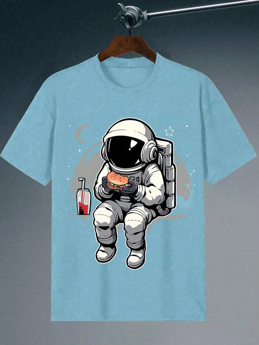 Shein Camiseta informal de manga corta y cuello redondo para niño preadolescente, ideal para el verano - Quierox - Tienda Online