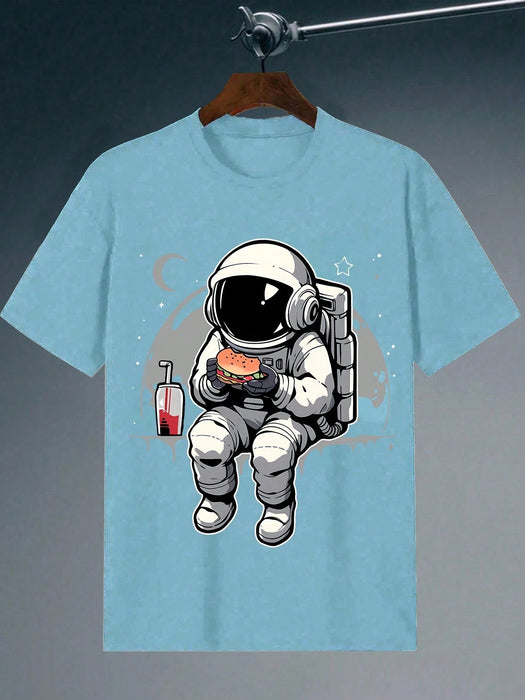 Shein Camiseta informal de manga corta y cuello redondo para niño preadolescente, ideal para el verano - Quierox - Tienda Online