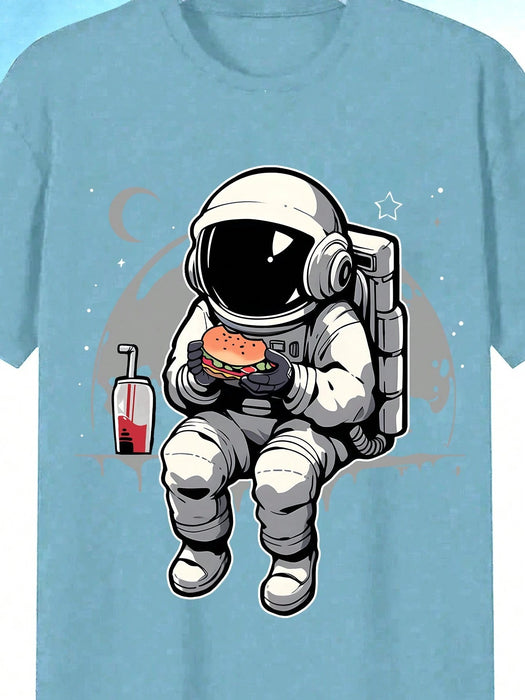 Shein Camiseta informal de manga corta y cuello redondo para niño preadolescente, ideal para el verano - Quierox - Tienda Online