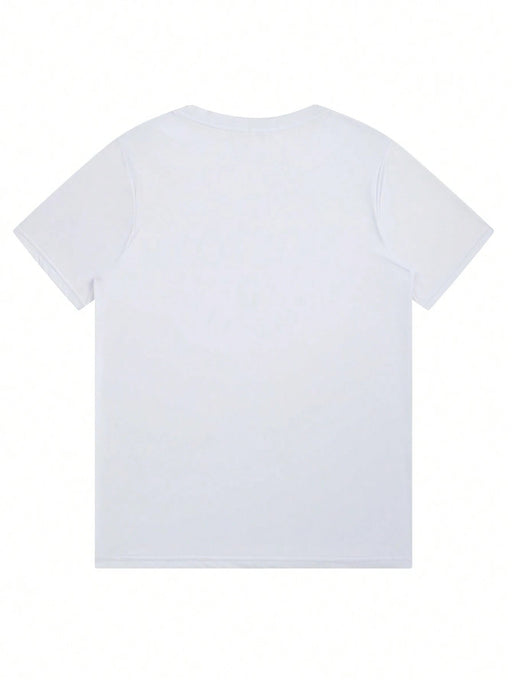 SHEIN Camiseta informal de verano Manfinity Boxing Boston City - Quierox - Tienda Online