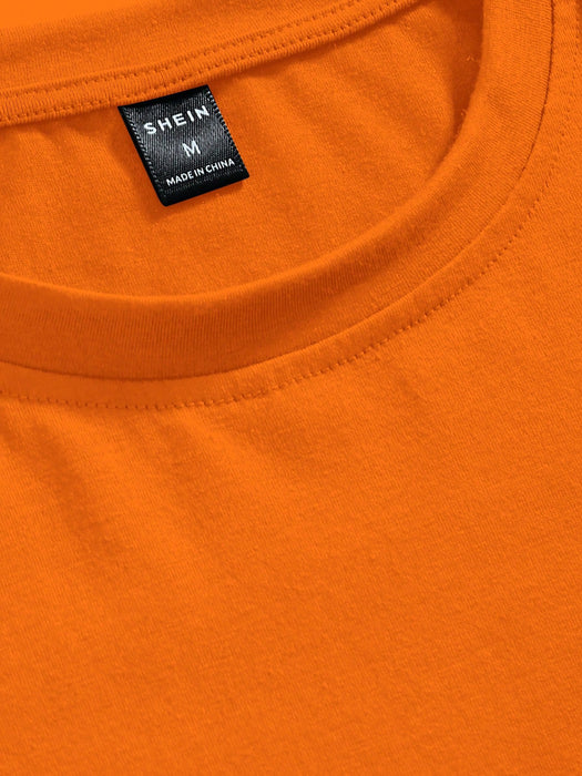 SHEIN Camiseta informal de verano para hombre Manfinity EMRG con estampado - Quierox - Tienda Online