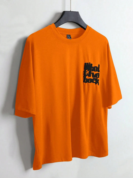 SHEIN Camiseta informal de verano para hombre Manfinity EMRG con estampado - Quierox - Tienda Online