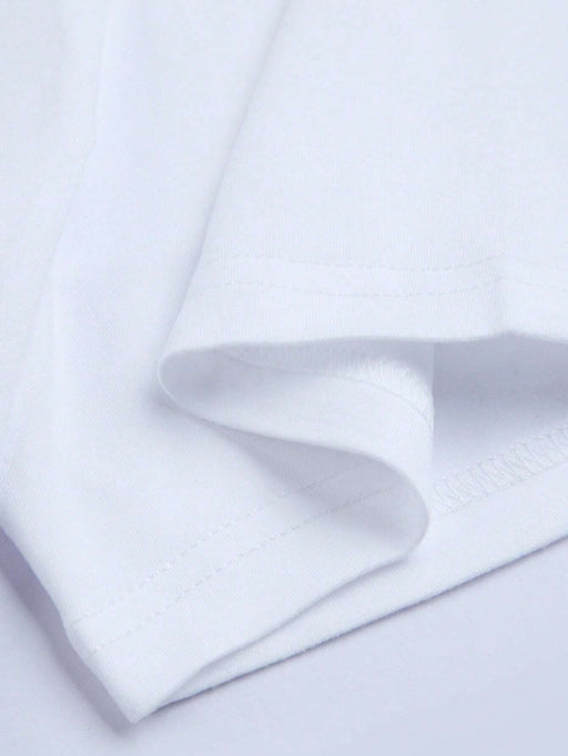 SHEIN Camiseta Manfinity Homme para hombre con estampado de rosas - Quierox - Tienda Online