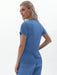 Shein Camiseta médica de manga corta con cuello en V para mujer TaskEZ con 2 bolsillos - Quierox - Tienda Online