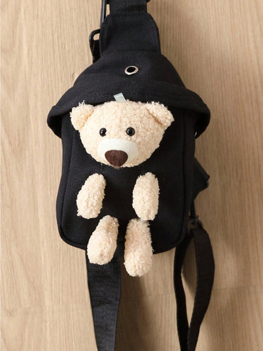 Shein Camiseta y pantalones cortos con cinta a cuadros en contraste y bolso para bebé niño - Quierox - Tienda Online