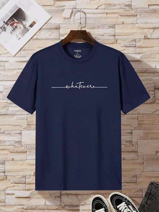 Shein Camisetas para hombre con letras gráficas para hombre - Quierox - Tienda Online