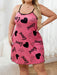 SHEIN Camisón de pijama con gráfico de corazón y letra - Quierox - Tienda Online